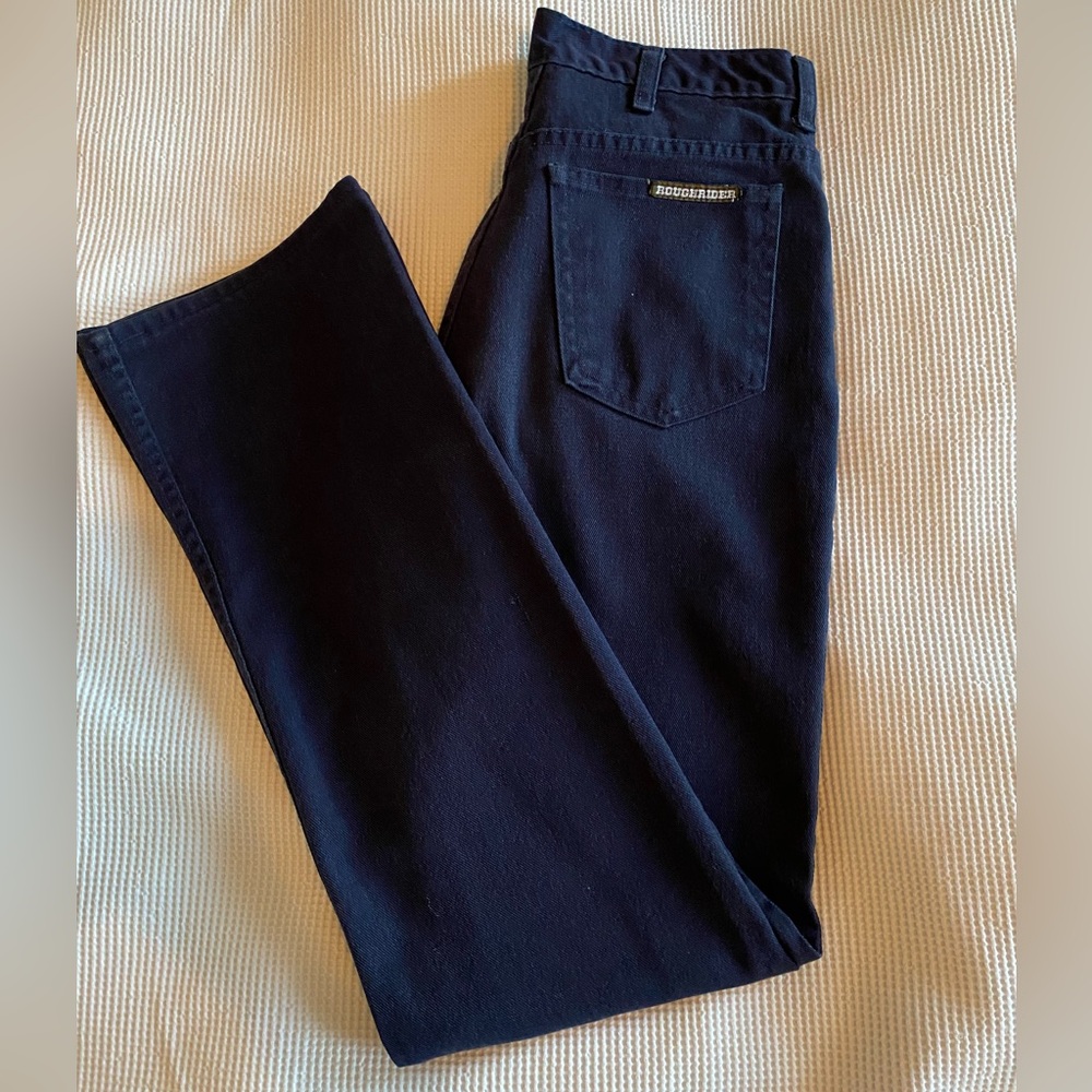 Vintage Roughrider Dark Navy Boot Cut Jeans